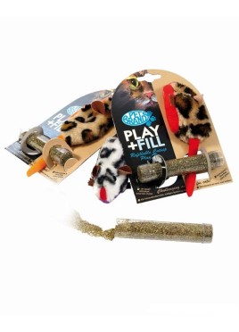 Pet Brands Cat Play and Fill Refillable Cat Toy